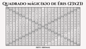 Eris kamea, 23x23 magic square